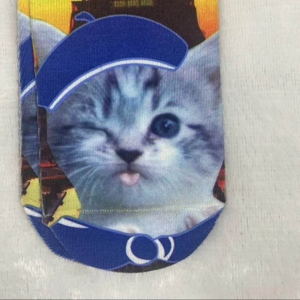 Bonjour‎ Paris Cat Socks